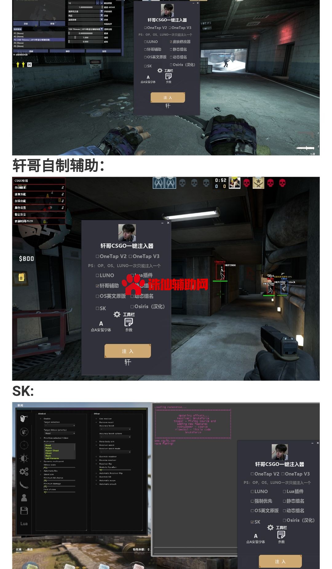 CSGO轩辅助